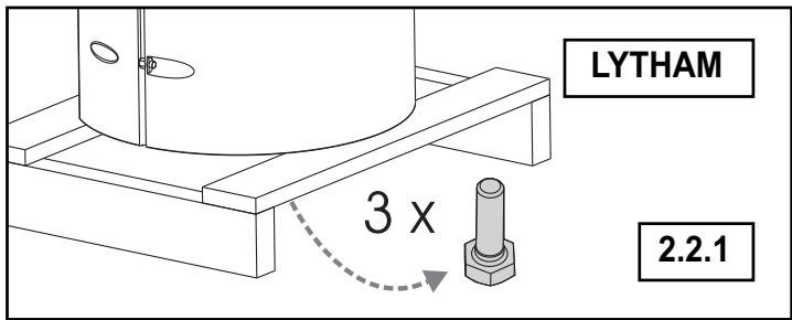 SUPRA LYTHAM LIFT - MISE EN PLACE DU POELE (FIG 2.2) - 1