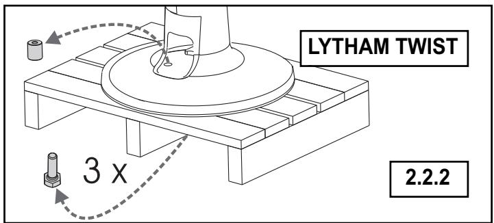 SUPRA LYTHAM LIFT - MISE EN PLACE DU POELE (FIG 2.2) - 2