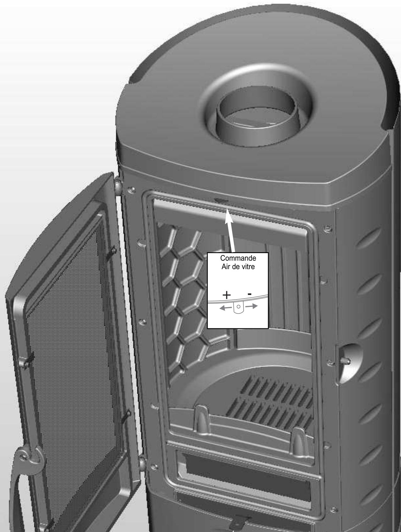 SUPRA LYTHAM LIFT - ORIENTATION DU POELE LYTHAM TWIST (FIG 2.4) - 3