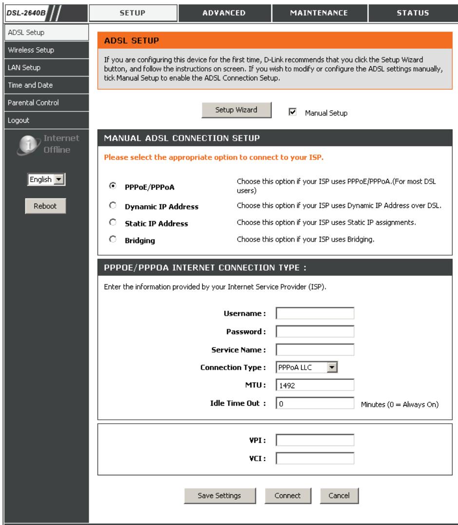 D-LINK DSL-2640B - CONFIGURATION ADSL - 1