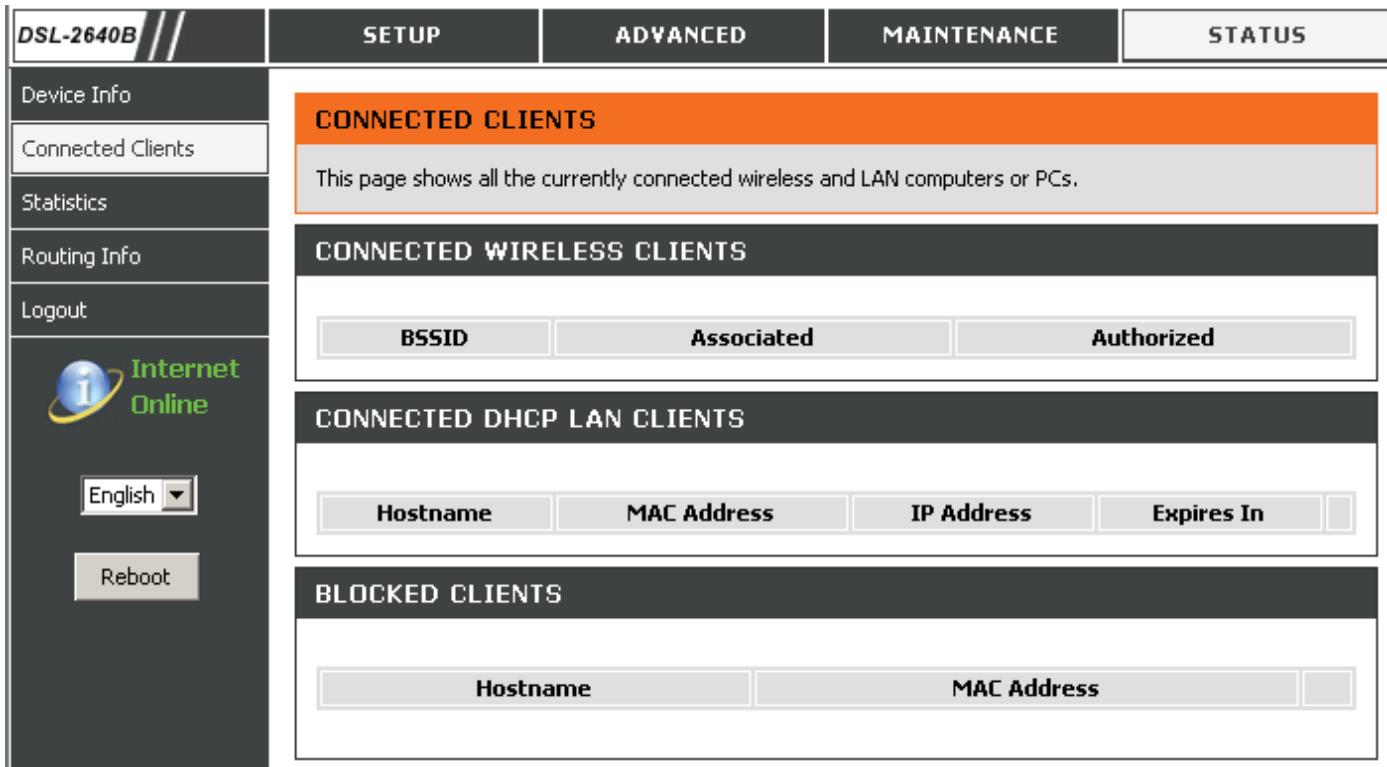 D-LINK DSL-2640B - CLIENTS BLOQUÉS - 1