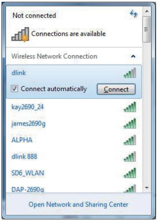D-LINK DHP-W311AV - Connexion à un réseau sans fil Sous Windows® 7 - 3