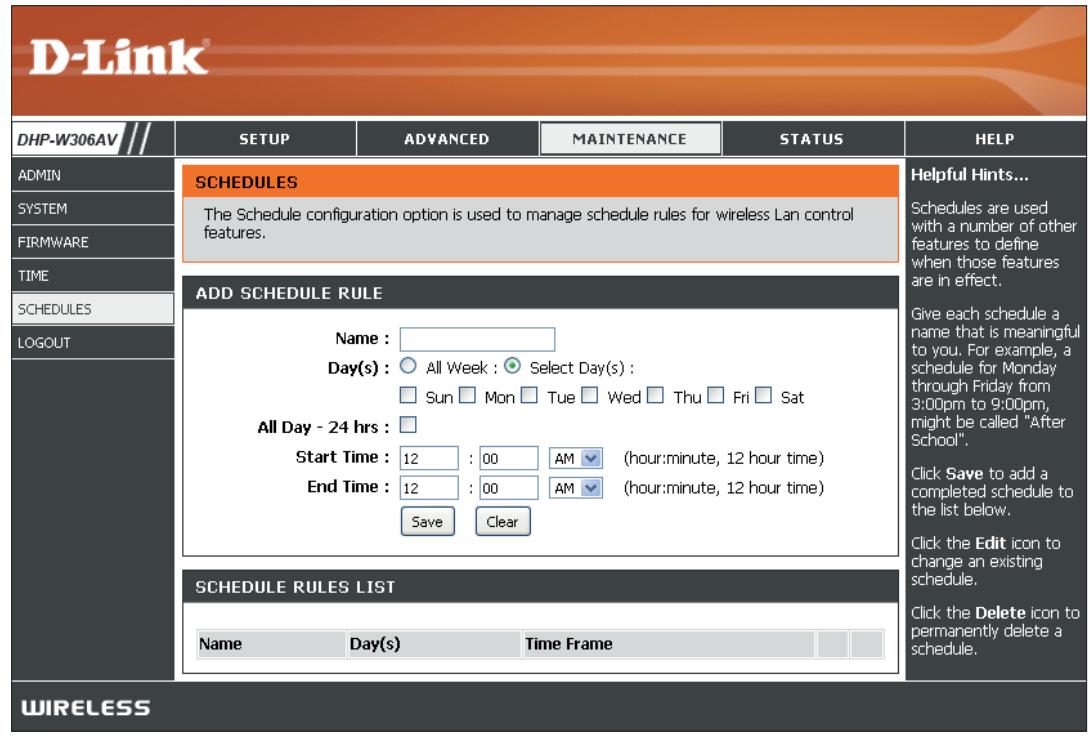 D-LINK DHP-W311AV - Calendriers - 1