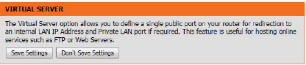 D-LINK DIR-645 - Serveur virtuel - 1