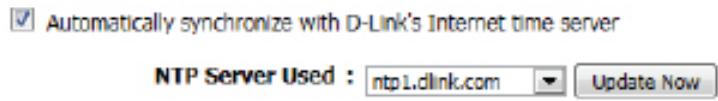 D-LINK DIR-645 - Configuration automatique de date et heures - 1