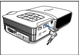 OPTOMA ML300 - INSÉRER LA SOURCE DES DONNÉES - CARTE MICROSD - 1