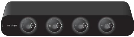 BELKIN SWITCH KVM SOHO - You pouvez commuter l'audio/micro de deux manières : - 1