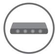 BELKIN VGA & USB-4 PORTS #F1DS104LEA - Contenu du coffret - 1