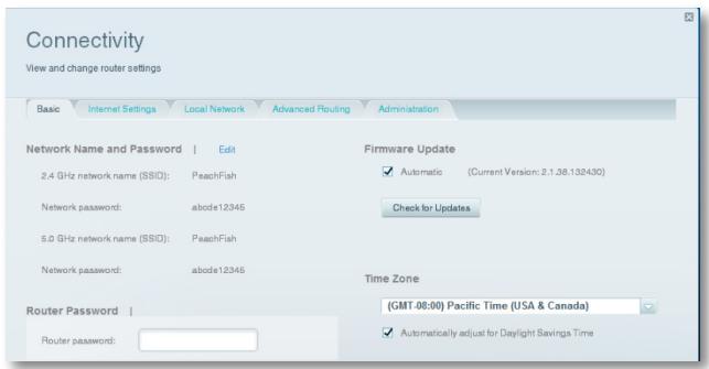 LINKSYS EA6400 - To change your router's local access password - 1