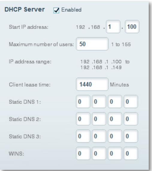 LINKSYS EA6400 - Click the Local Network tab. - 1