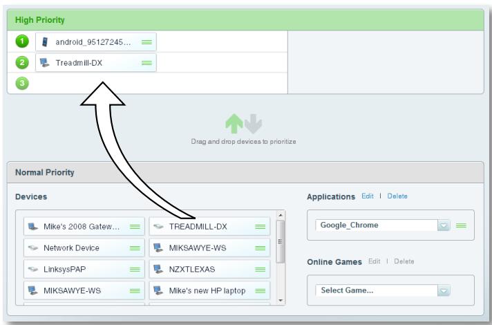LINKSYS EA6400 - To configure media prioritization: - 2