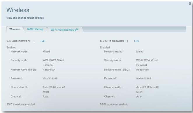 LINKSYS EA6400 - To change your router's name and password: - 1