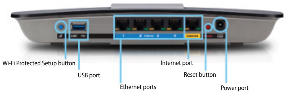 LINKSYS EA6400 - Back view - 1