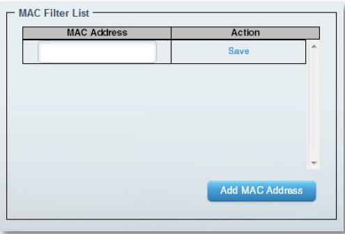 LINKSYS EA6400 - To set up MAC filtering to allow one wireless device access to your network: - 3