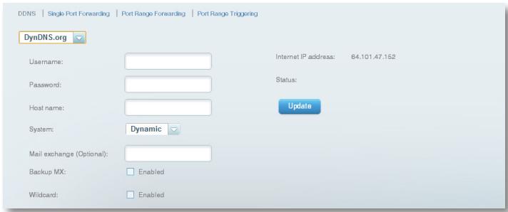 LINKSYS EA6400 - To set up DDNS: - 2