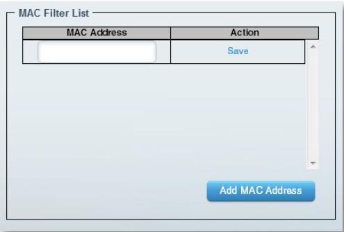 LINKSYS EA6500 - To set up MAC filtering to allow one wireless device access to your network: - 3