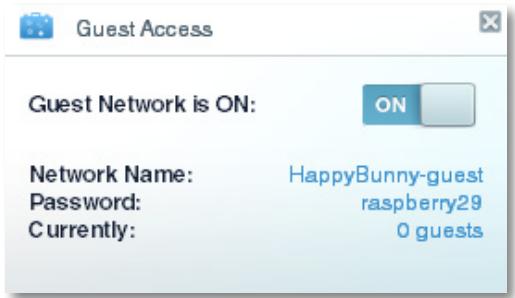 LINKSYS EA6500 - To remove a widget: - 1