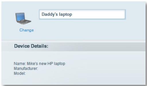 LINKSYS EA6500 - Pour modifier l'apparence du périhérique : - 2