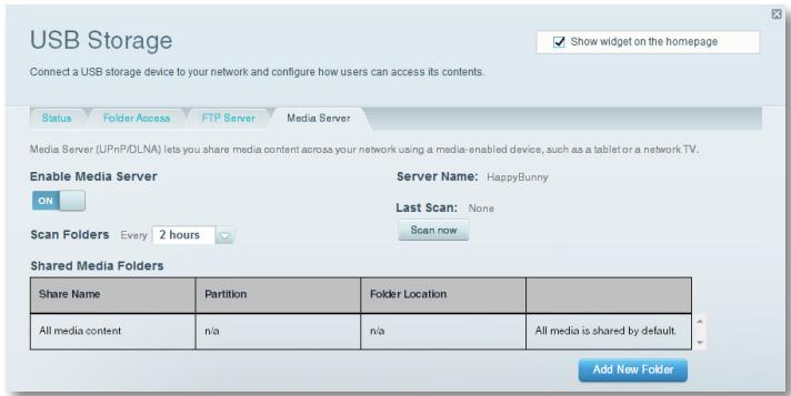 LINKSYS EA6700 - Pour configurer votre routeur comme serveur multimédia : - 1