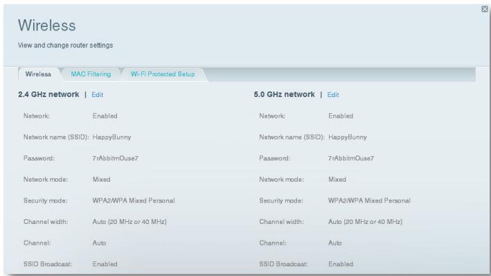 LINKSYS EA6700 - To reconfigure your wireless network: - 1