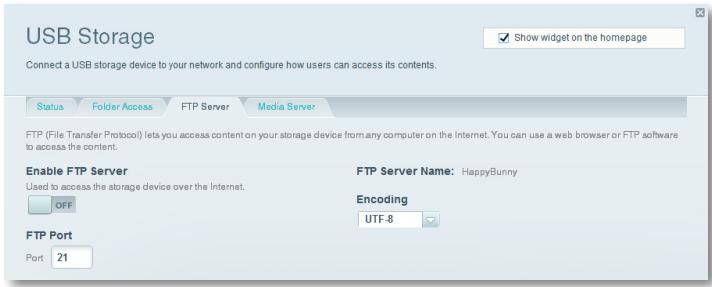 LINKSYS EA6700 - Pour configurer le serveur FTP : - 1