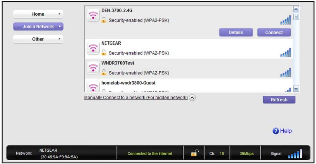 NETGEAR WNDA4100 - To select and join a wireless network: - 2