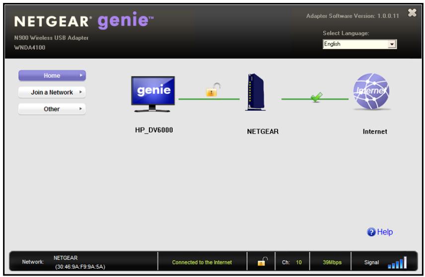 NETGEAR WNDA4100 - NETGEAR Genie Home - 1