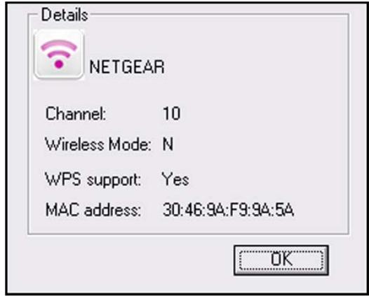 NETGEAR WNDA4100 - To view network details: - 2