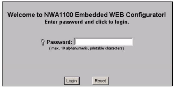 ZYXEL NWA1100 - Eseguire il login nelle strumento di configurazione Web - 3