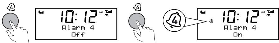 PURE SIESTA IDOCK - Toggle an alarm on or off - 1