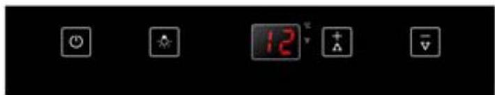 AVINTAGE AV41SXDP - BEDIENFELD DES WEINSCHRANKS - 1