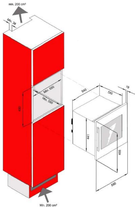 AVINTAGE AV45XDZI - EINBAUSCHABLONEN - 3