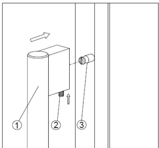 AVINTAGE AV45XDZI - INSTALLING THE HANDLE - 1