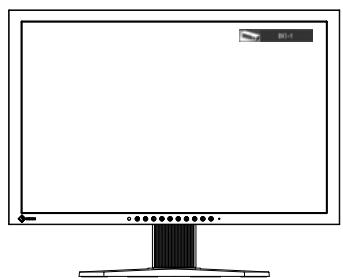 EIZO COLORGRAPHIC CG223W - Commutation du signal d'entrée - 1