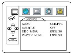 PHILIPS DVP620VR-07B - Language - 2