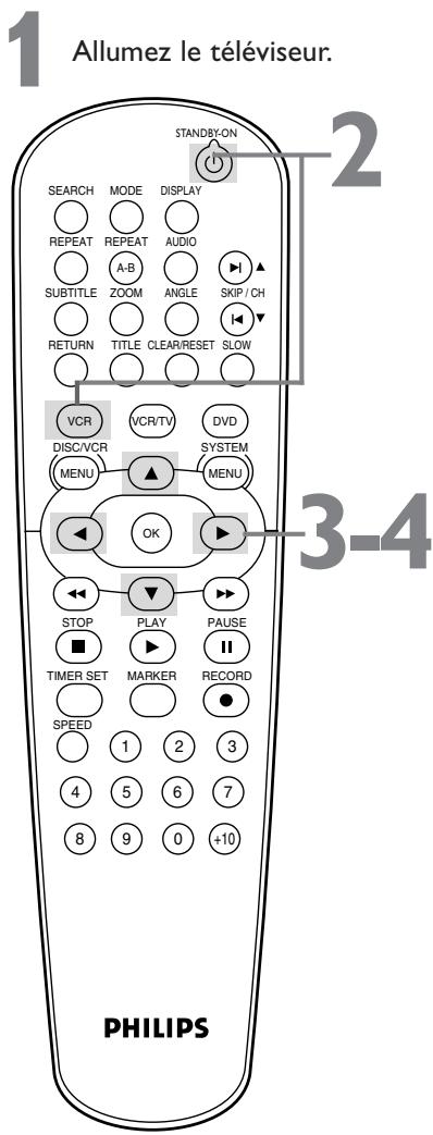 PHILIPS DVP620VR-07B - REGLAGE AUTO - 1