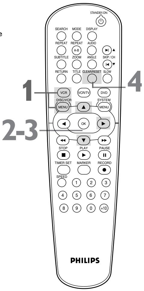 PHILIPS DVP620VR-07B - Langue (Magnétoscope) - 1