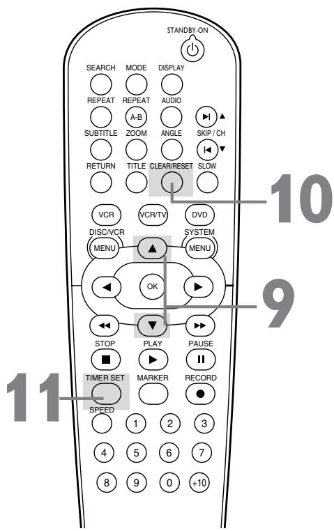 PHILIPS DVP620VR-07B - Timer Recording (cont'd) - 1