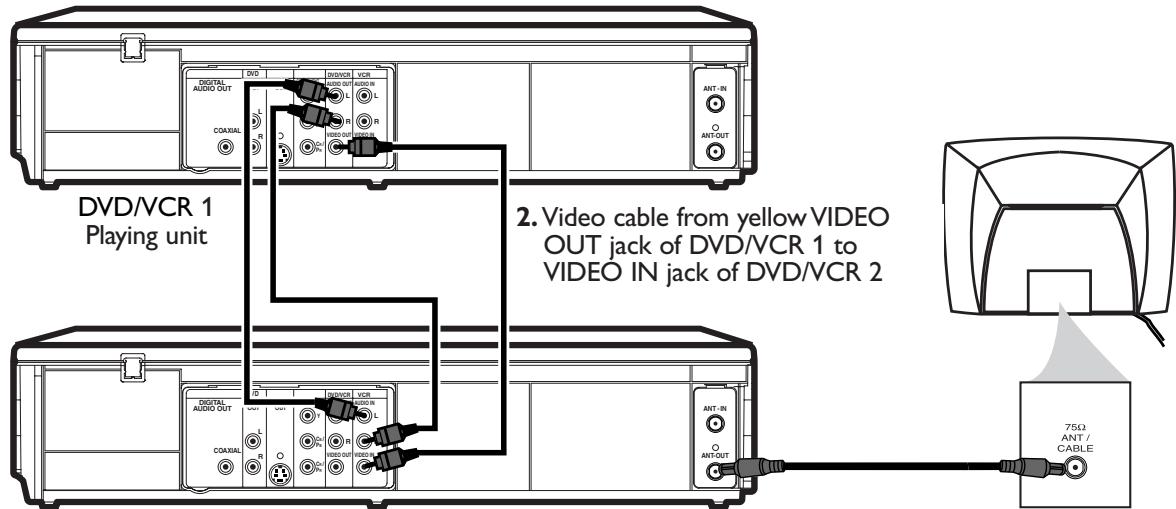 PHILIPS DVP620VR-07B - Rerecording (Tape Duplication) - 1