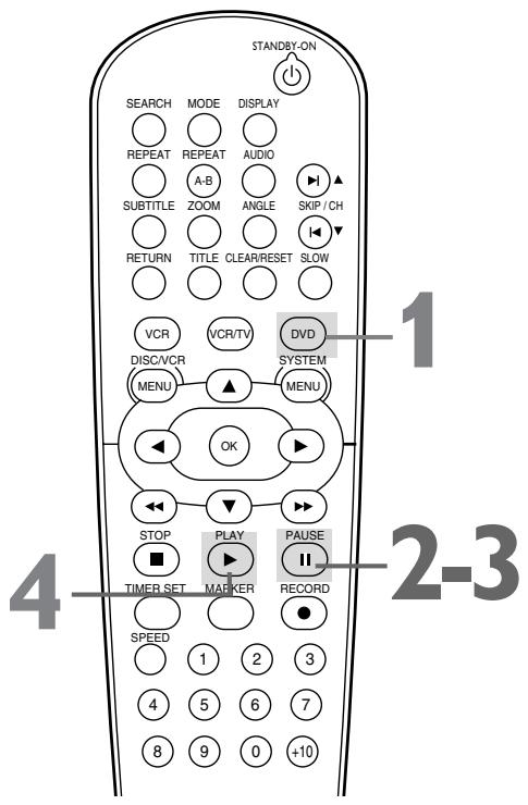 PHILIPS DVP620VR-07B - Paused and Step-by-StepPlayback - 1