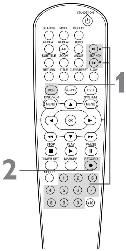 PHILIPS DVP620VR-07B - Enregistrement immédiat - 1