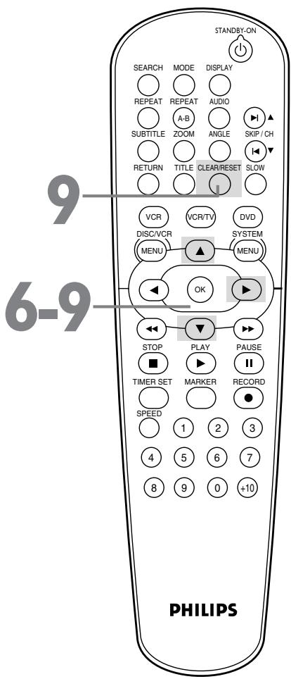 PHILIPS DVP620VR-07B - While the AM or PM space is flashing, press  or  to point to AM or PM. - 2