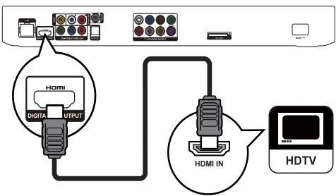 PHILIPS BDP8000 - Connexion de cables audio/vidente - 1