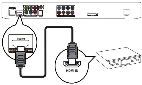 PHILIPS BDP8000 - Connexion à un ampli-tuner AV compatible HDMI - 1