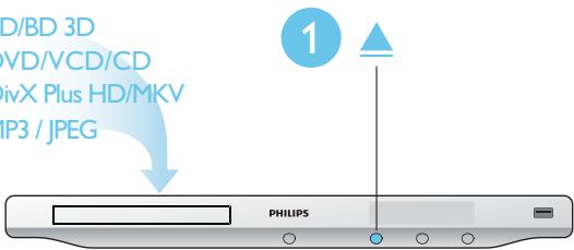 D/BD 3D VD/VCD/CD ivX Plus HD/MKV IP3 / JPEG PHILIPS