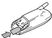PHILIPS CT1218/FJUS10P2 - Insérer la carte SIM - 1