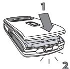 PHILIPS CT 755 - Insérer la carte SIM - 6