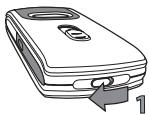 PHILIPS CT 755 - Insérer la carte SIM - 1
