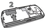 PHILIPS CT 755 - Insérer la carte SIM - 4