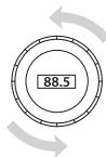 PHILIPS DLA44000 - Encontrar manualmente radiofrequências livres - 1